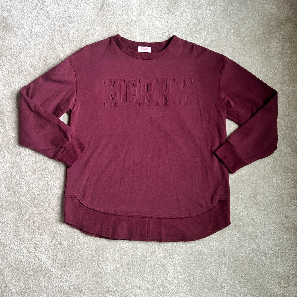 Merry Burgundy Sweatshirt